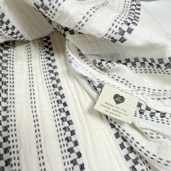 MADEWELL Lightspun Lakeline Popover Shirt in Jacquard Stripe - Picture 9 of 11